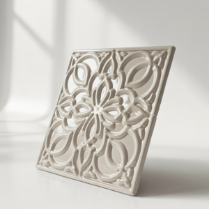 Ivory Medallion Tile